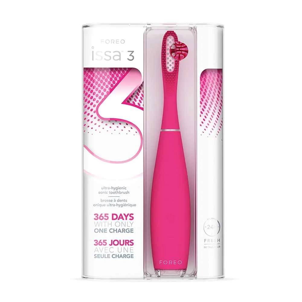Foreo Issa 3 sonisk tandbørste, fuchsia