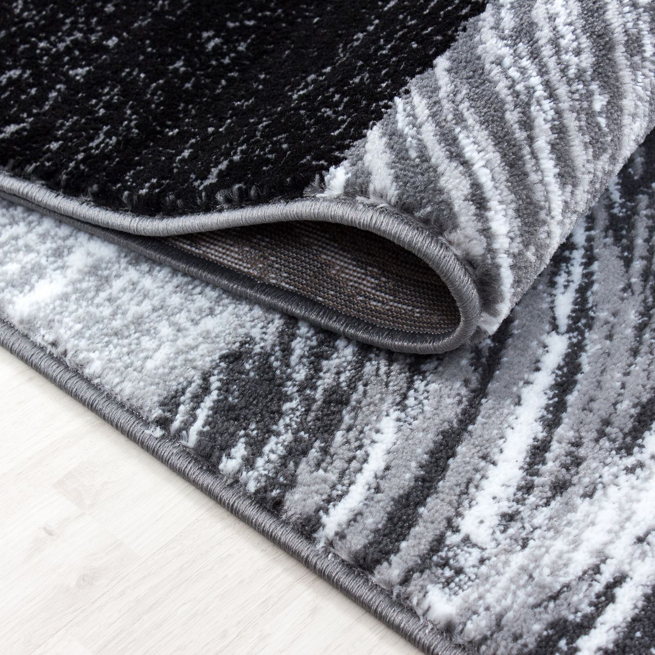 Ayyildiz Teppich, PARMA 9220, BLACK, 80 x 300 cm