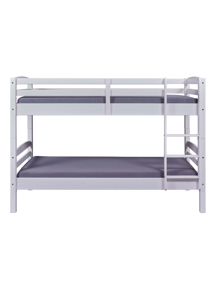 ebuy24 Etagenbett Ancki Weiß 210 x 102 cm günstig kaufen onesize