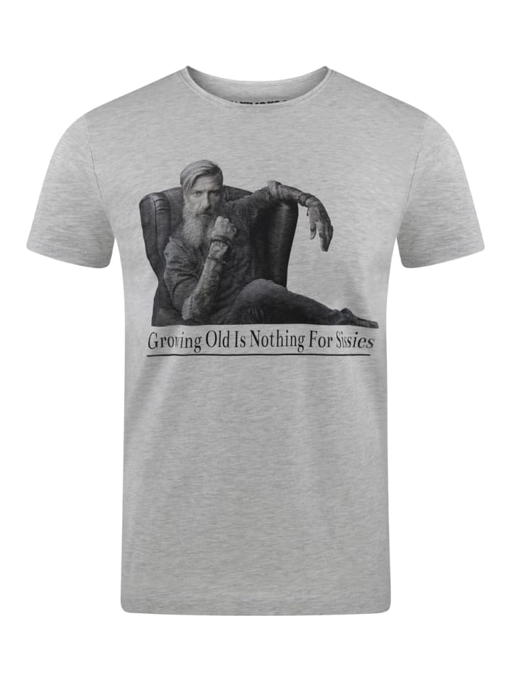 riverso  T-Shirt RIVHarald in Grau günstig kaufen