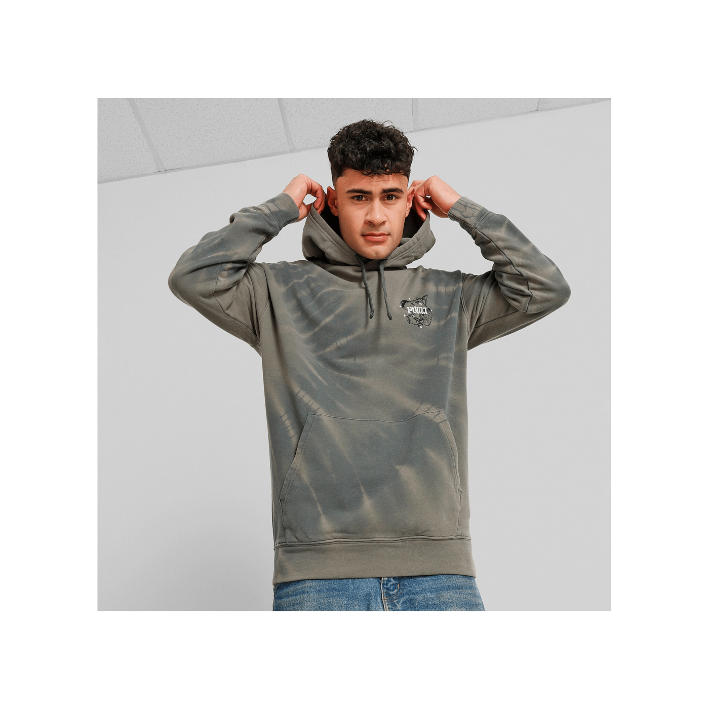 PUMA Downtown RE Place Hoody Grau F80
