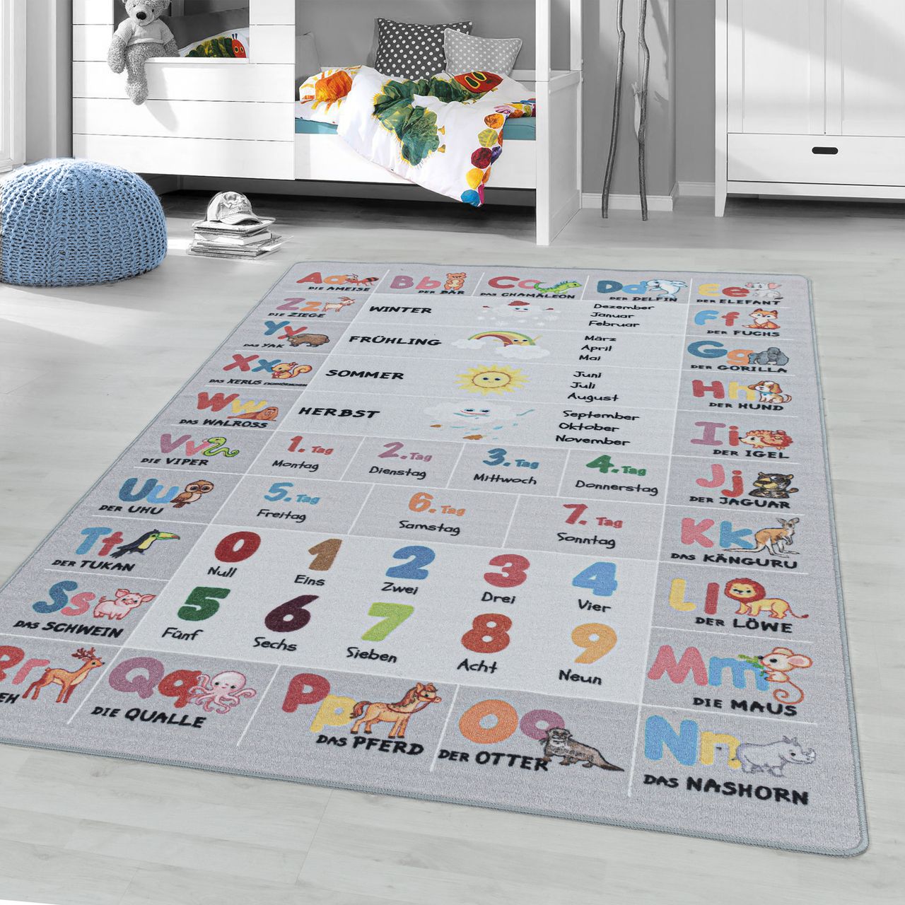 Ayyildiz Teppich, PLAY 2904, GREY, 120 x 170 cm