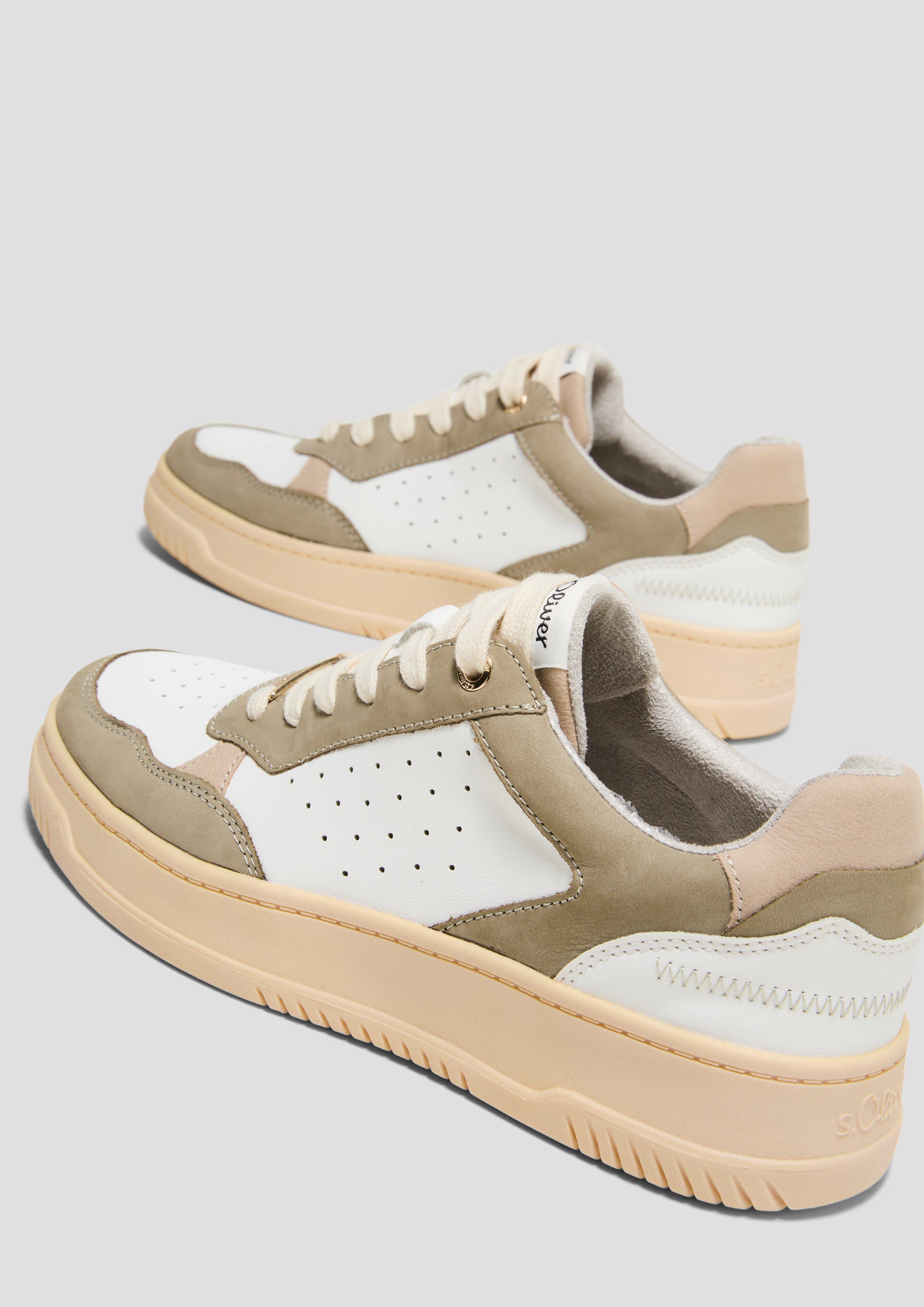 Sneaker in Colour-Blocking-Optik  6008835-708