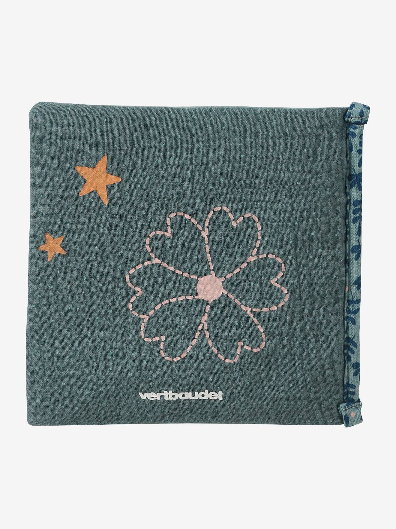 Coffret cadeau 3 pièces : doudou lange + hochet + livre imagier tanzanie
