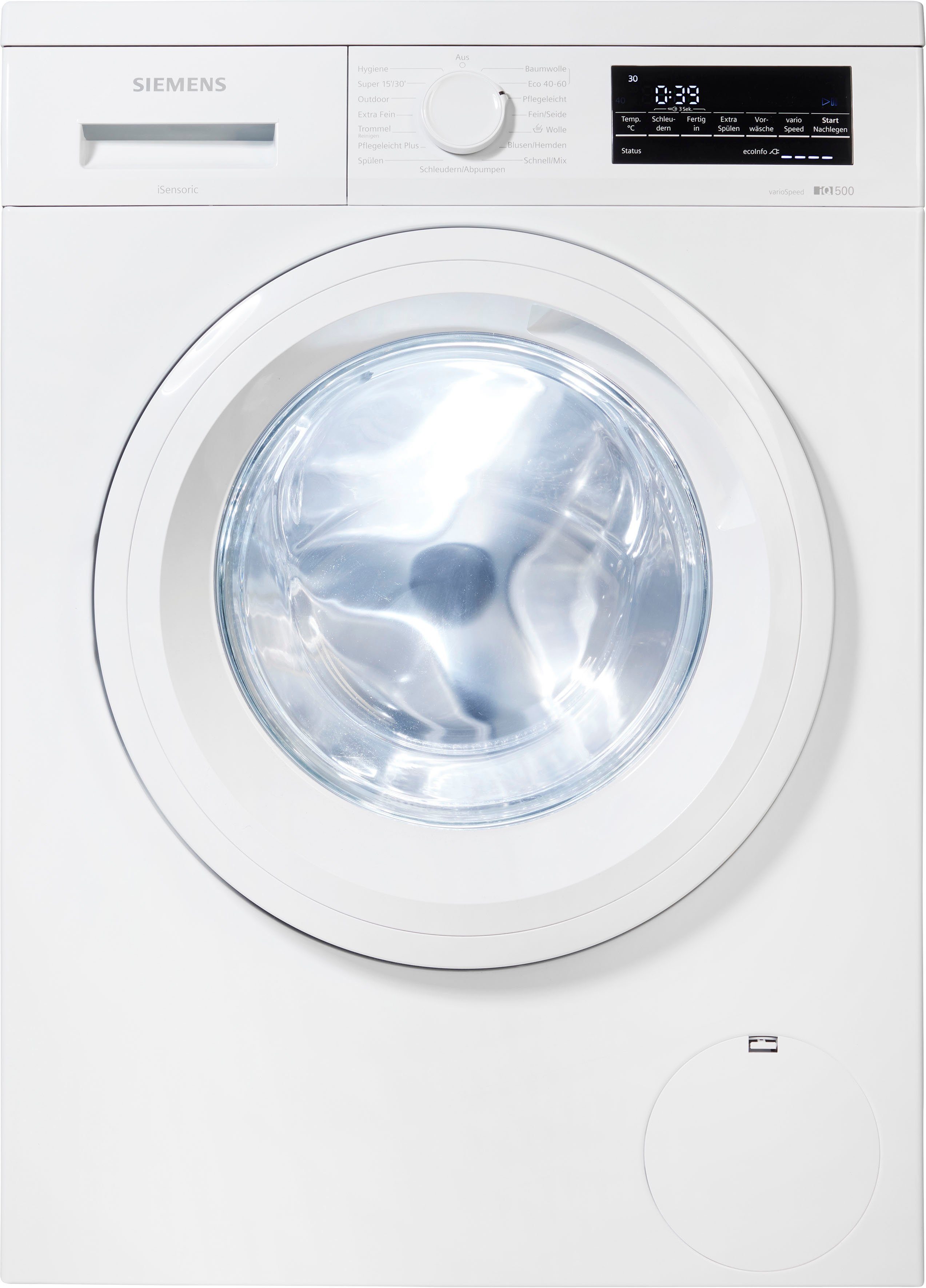 SIEMENS Waschmaschine WU14UT21, 9 kg, 1400 U/min