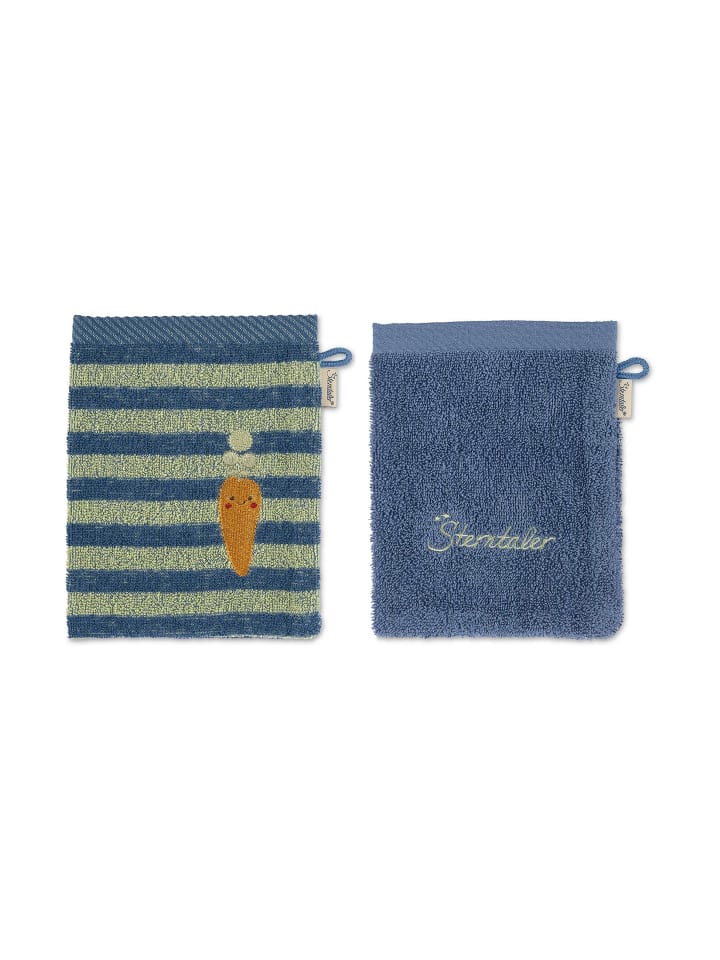Sterntaler Waschhandschuhe 3er-Pack ESEL Emmilius in mittelblau günstig kaufen onesize