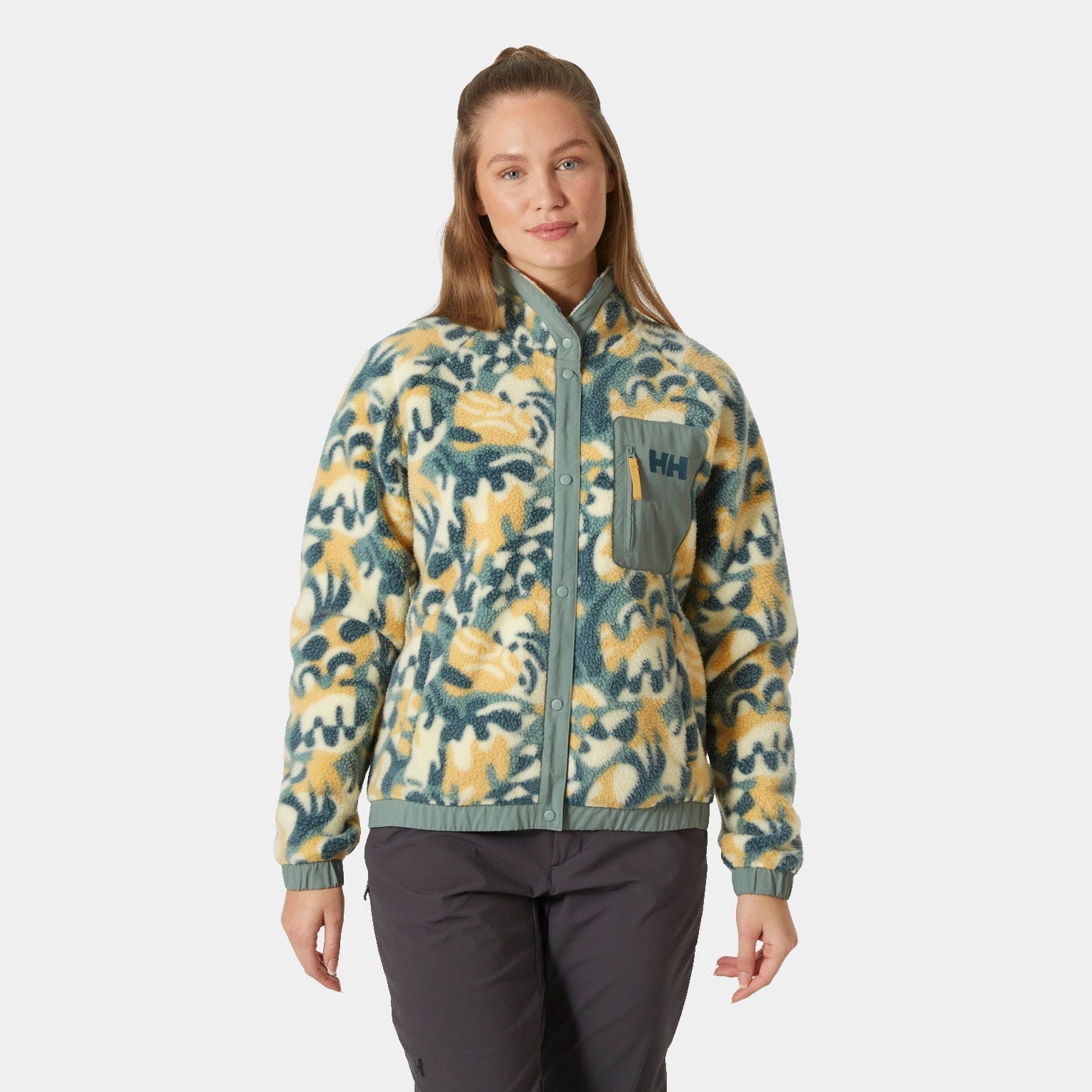 Women's Imperial Printed Pile Snap