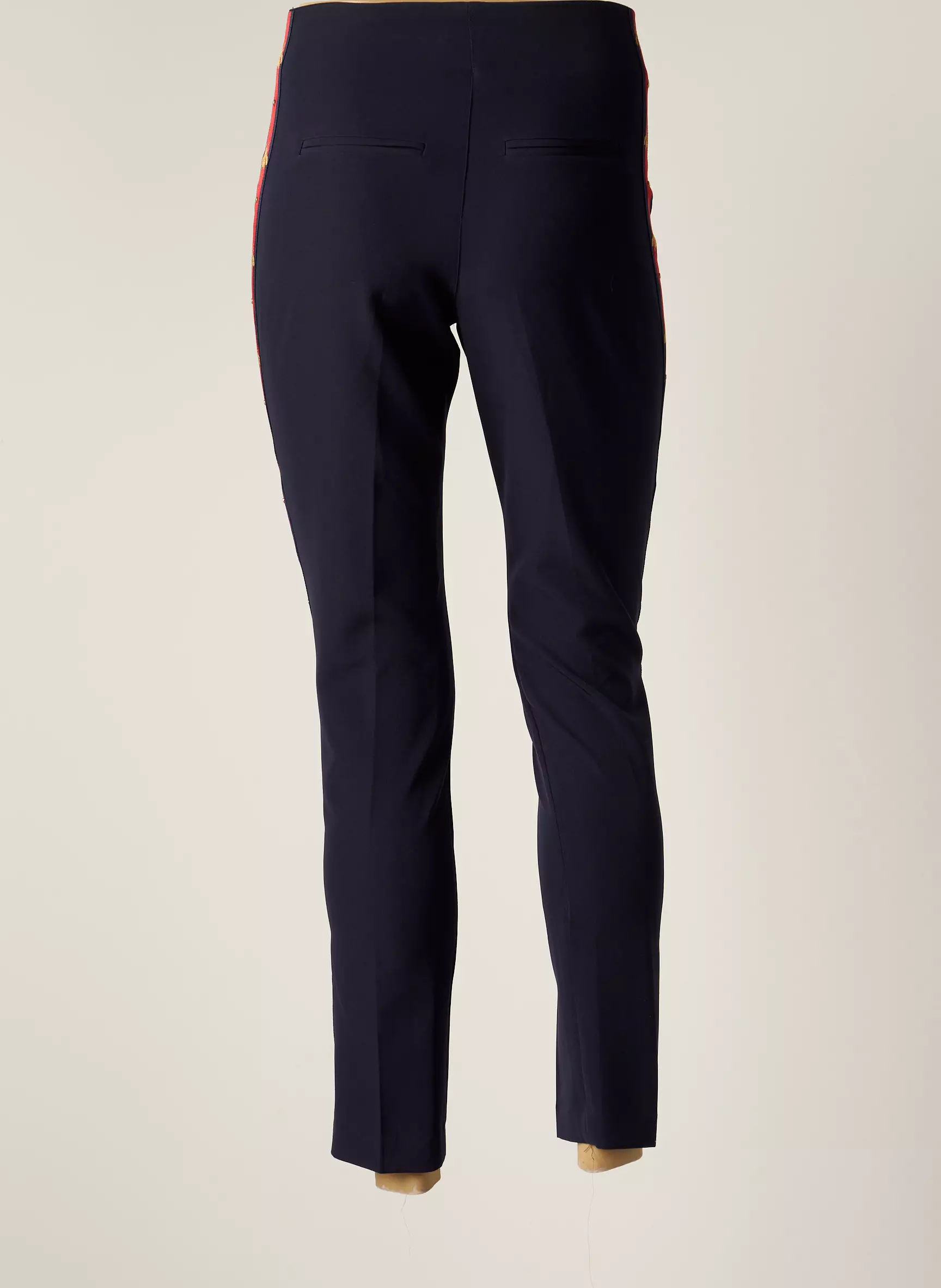 Miss Tic Pantalon7 8 Femme couleur bleu