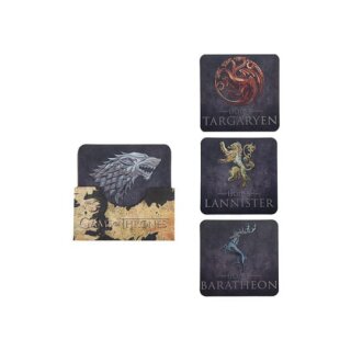 Game of Thrones Medaillen-Set Sigil (4)