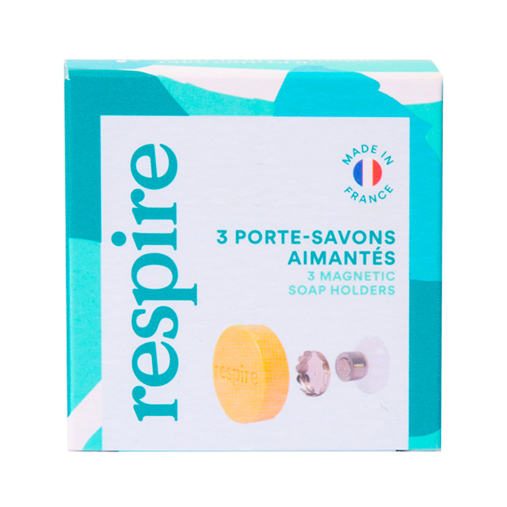 Respire Porte-savon aimanté X3 PORTE-SAVON