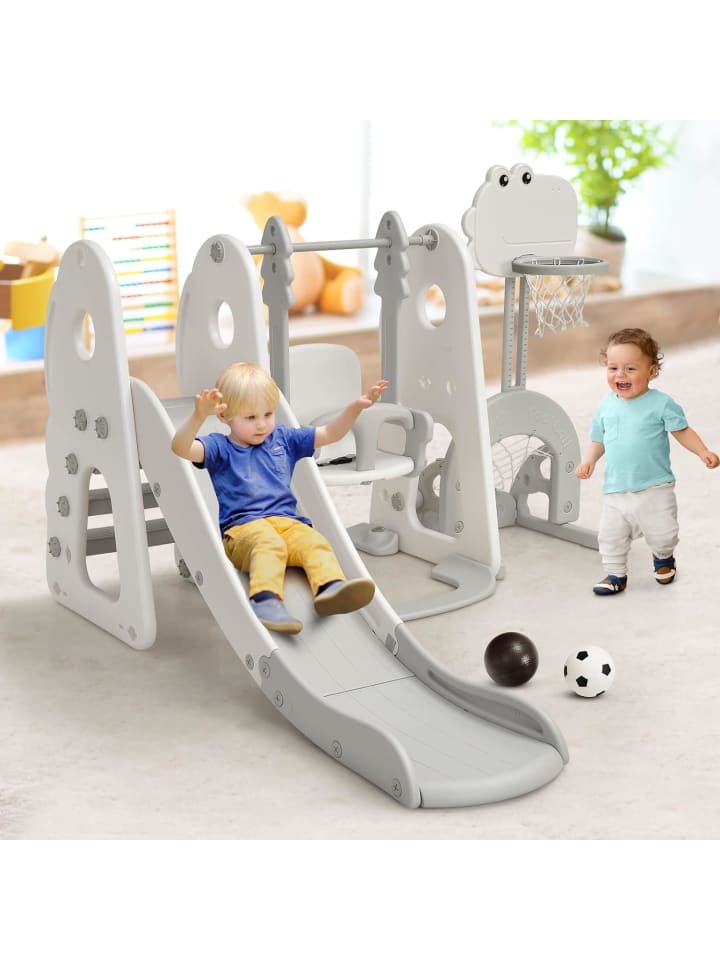 COSTWAY 6 in 1 Spielplatz in Weiß günstig kaufen onesize