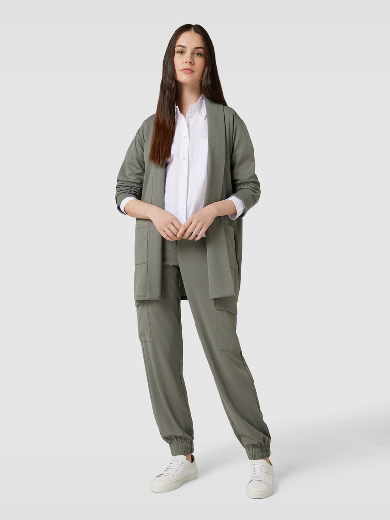 Blazer mit Schalkragen Modell 'Siham' in schilf