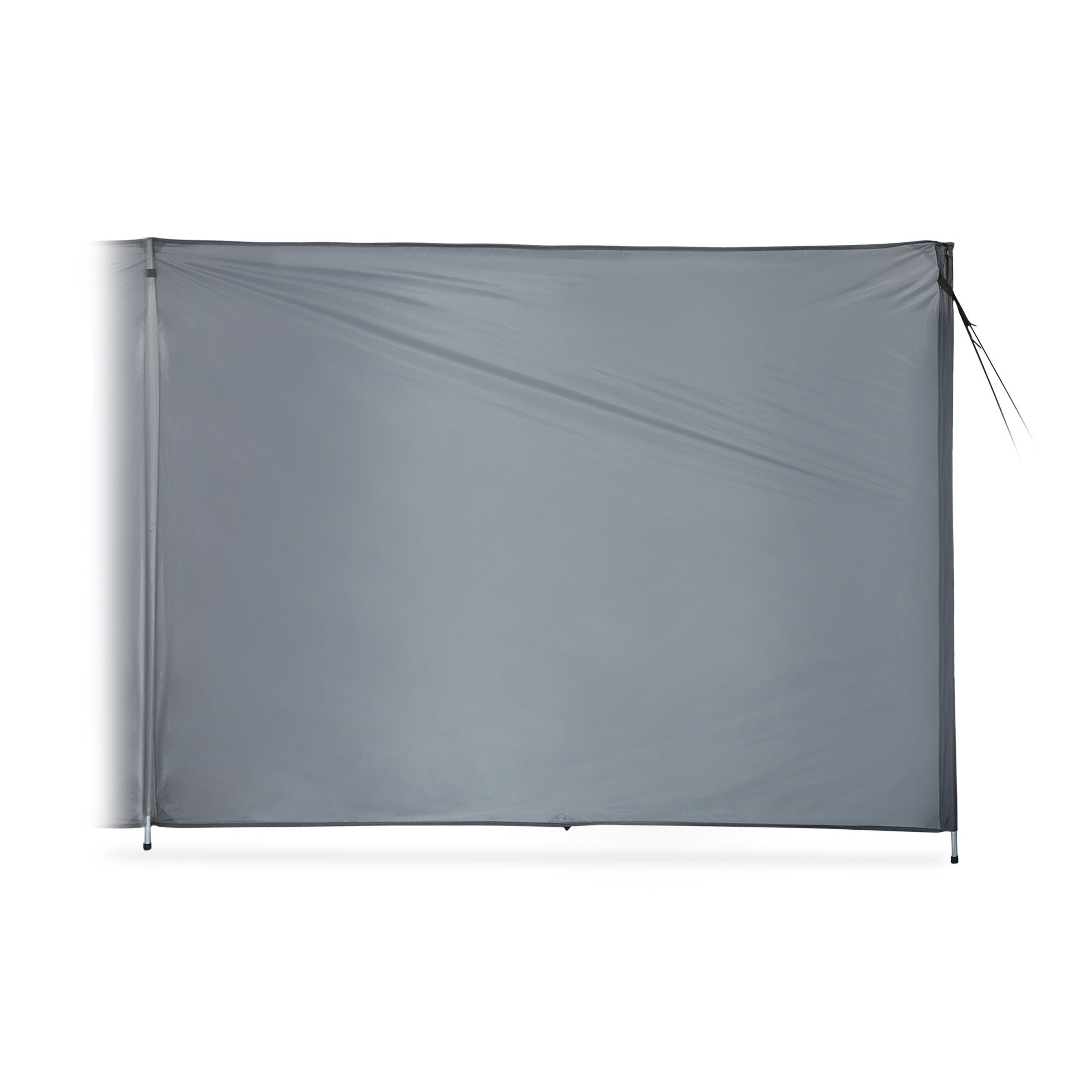 relaxdays Balkonsichtschutz Sicht- und Windschutz 4 Meter