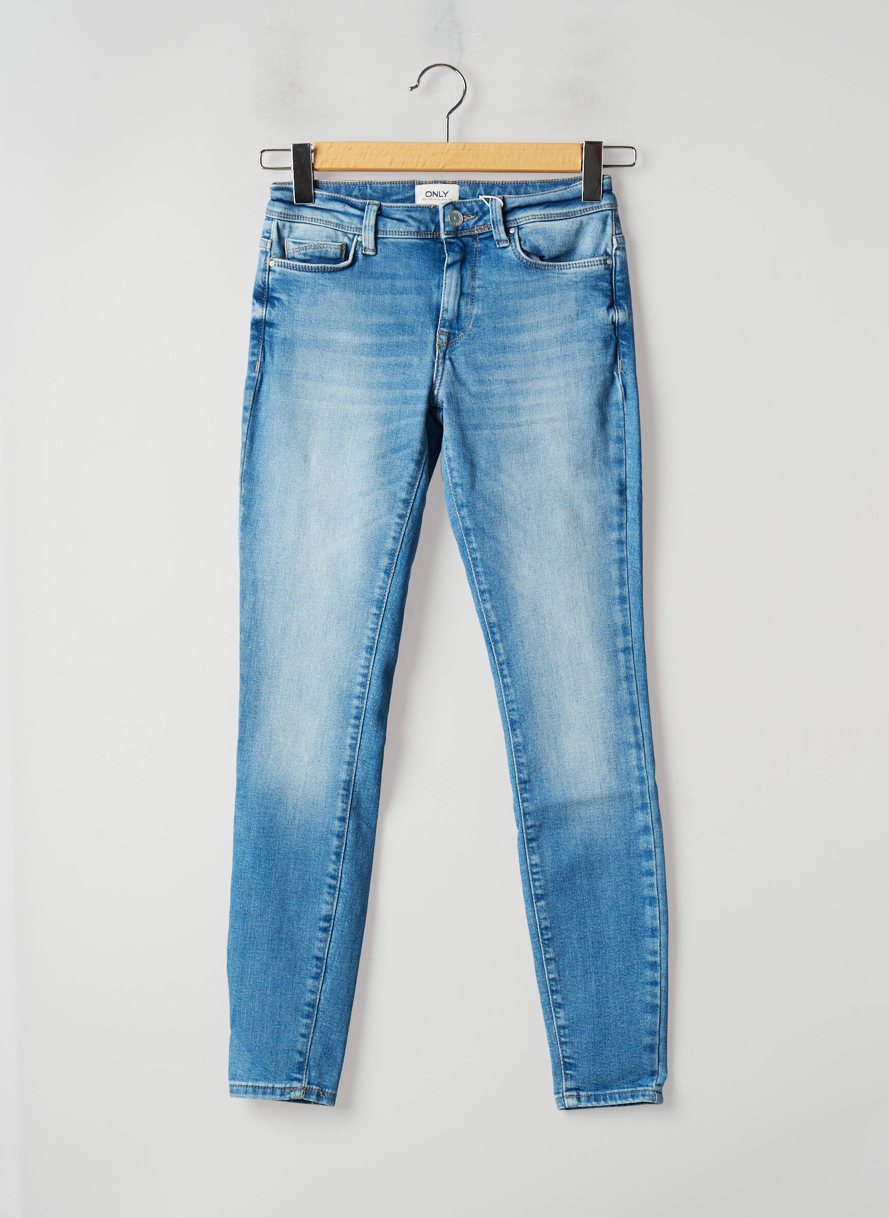 Only Jeans Skinny Femme couleur bleu