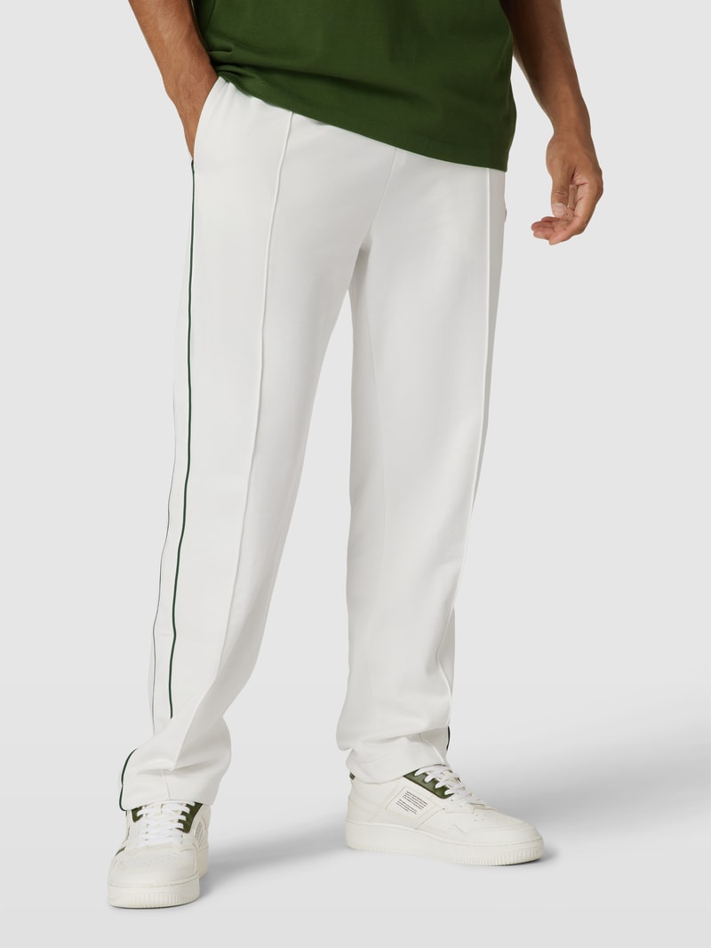 Sweatpants mit Label-Detail in offwhite