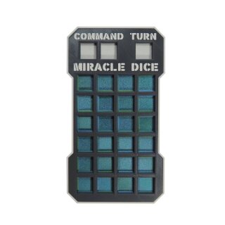 Sci-Fi Miracle Dice Pro Dashboard (Blau-Grün)