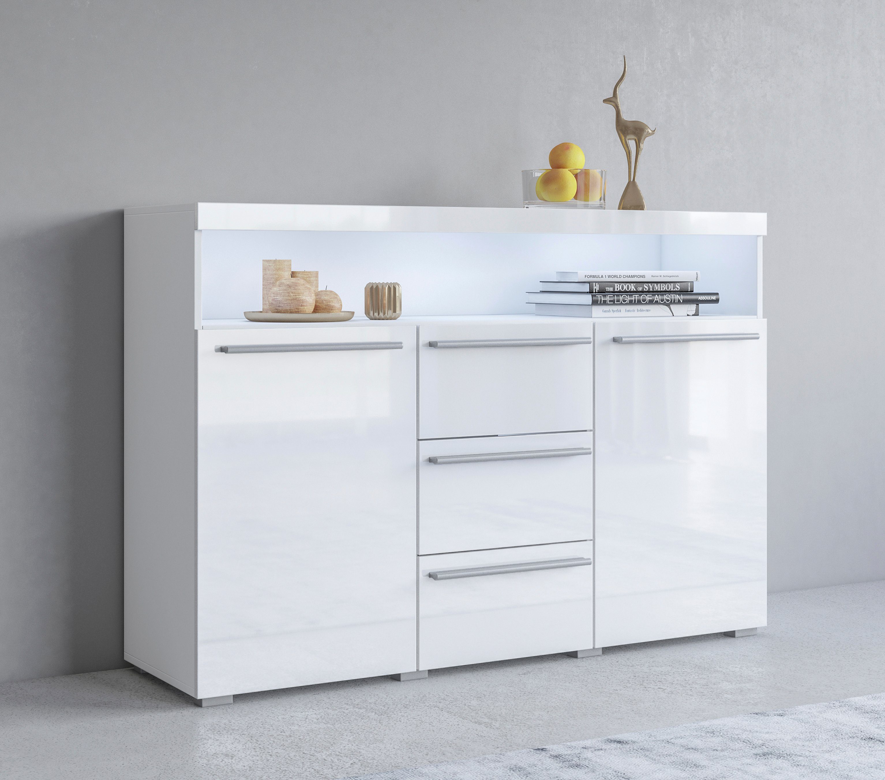 Helvetia Sideboard India, Breite 132 cm