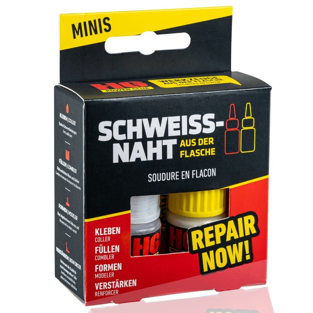 Schweißnaht aus der Flasche HG Power Glue, 5g + 10g - ATU