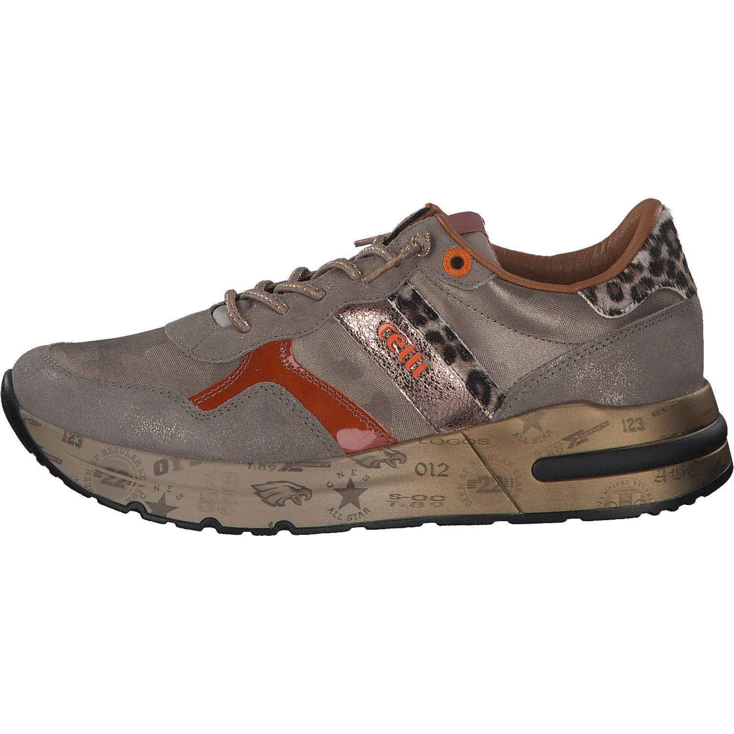 Cetti C1274 SRA, Schnürschuhe, Damen, Rosa (Old Rose)