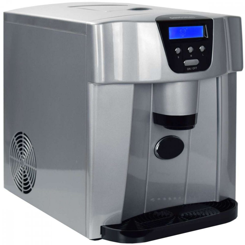 Syntrox Elektrischer Eiswürfelbereiter Digitaler Eiswürfelbereiter Eiswürfelmaschine mit Spender