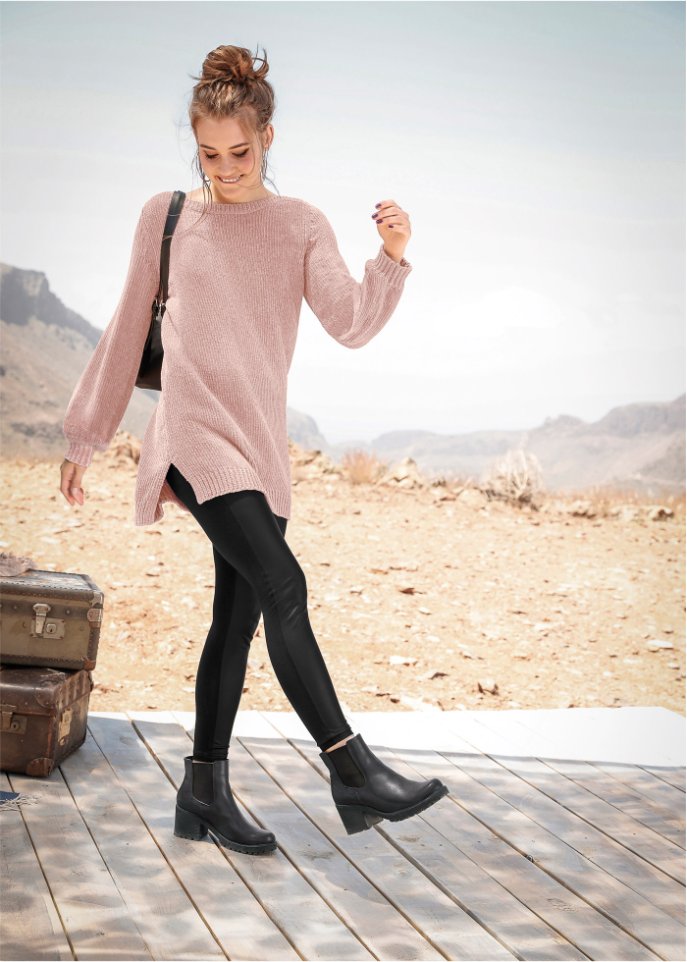 Chenille-Longpullover
