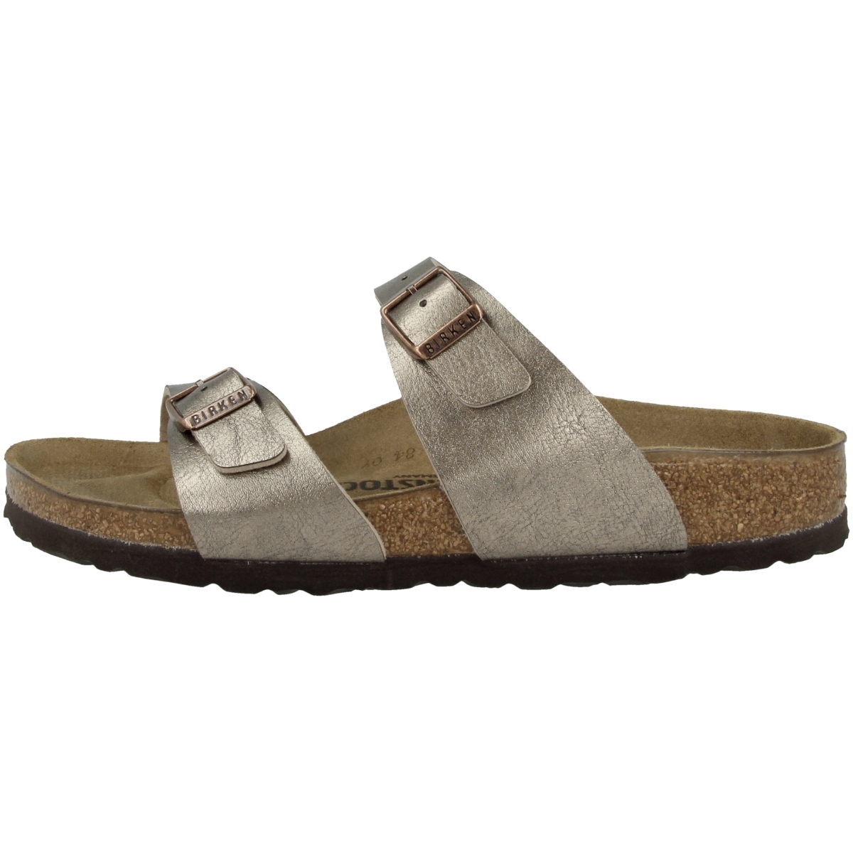 Birkenstock Sydney Birko-Flor schmal Sandale braun