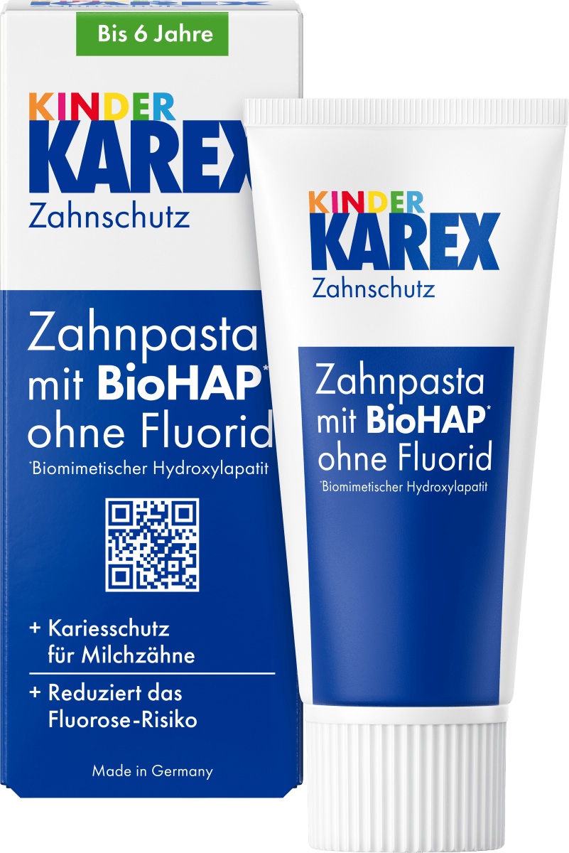 Zahnpasta Kinder, 0 bis 6 Jahre fluoridfrei, 50 ml