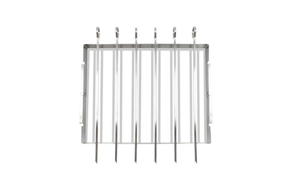 grillgourmet Edelstahl-Grillspieße - 6er-Set