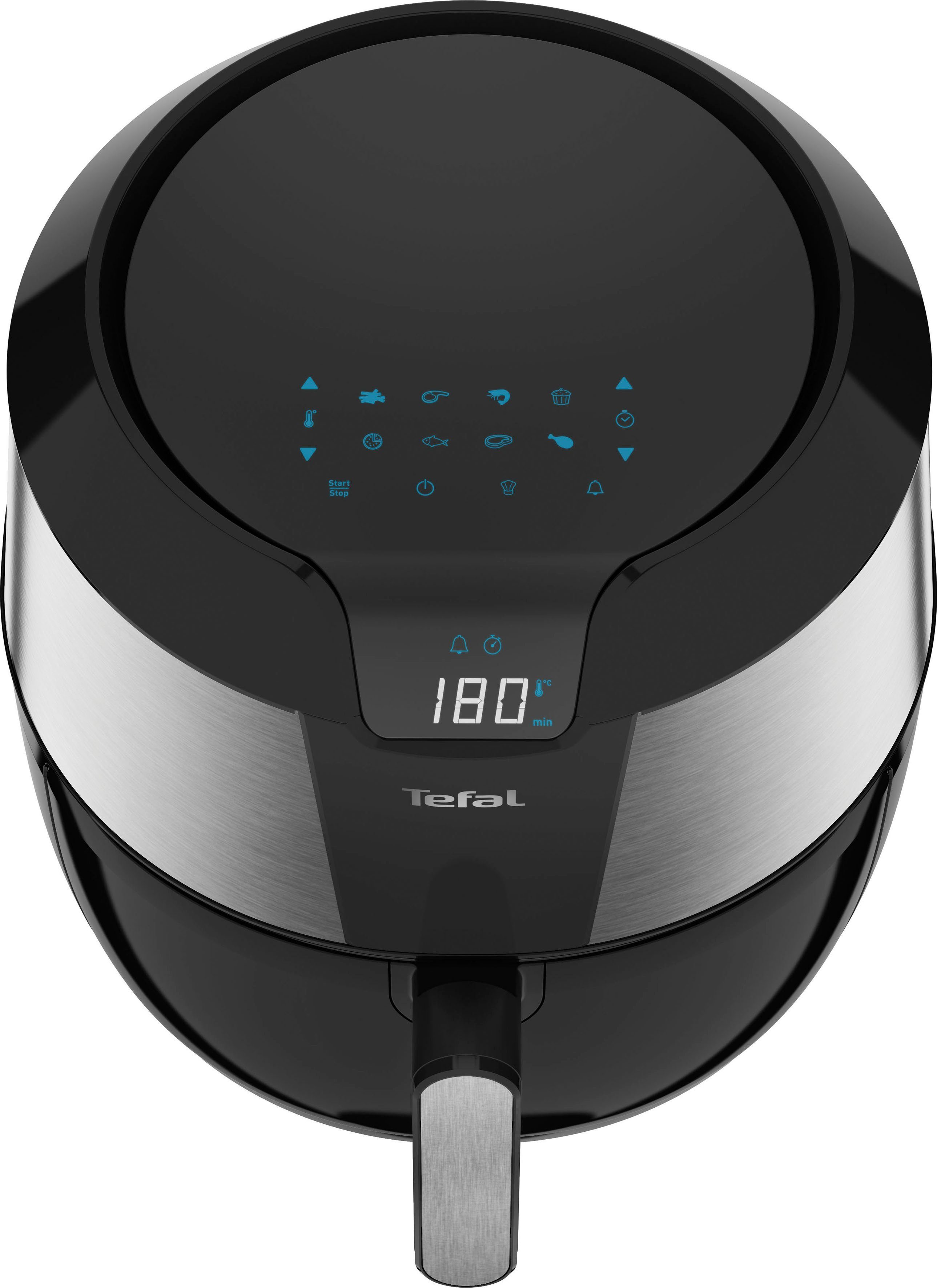 Tefal Heißluftfritteuse EY701D.HERO Easy Fry XXL mit Zubehör-Set, 1850 W, Fassungsvermögen 1,6 kg, Timer, 8 automatische Menüs
