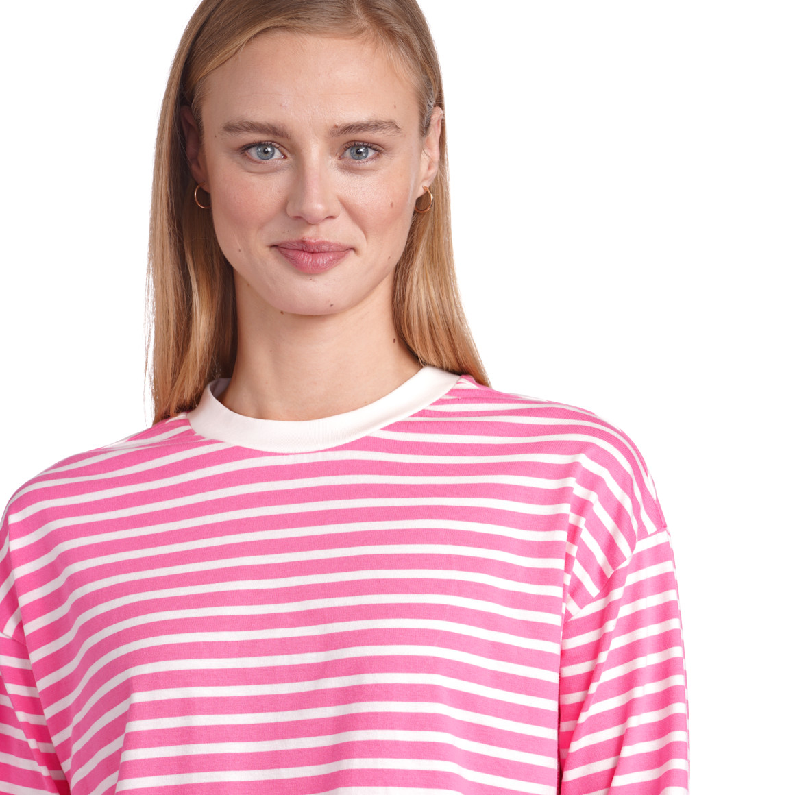 Damen Langarmshirt im Ringel-Look