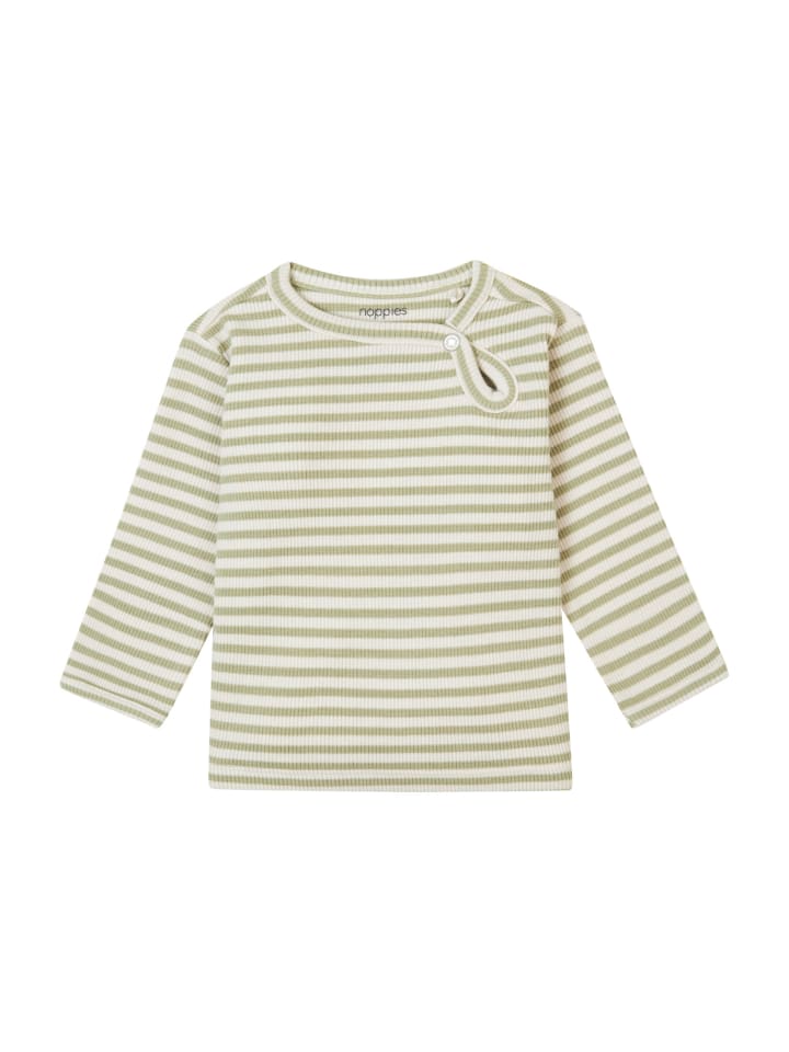 Noppies Langarmshirt Gibbons in Moss Gray günstig kaufen