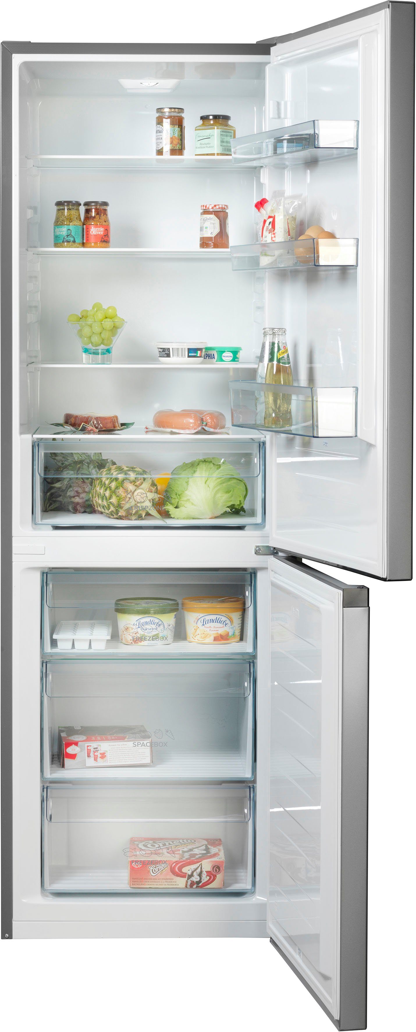 GORENJE Kühl-/Gefrierkombination RK6192ES4, 185 cm hoch, 60 cm breit