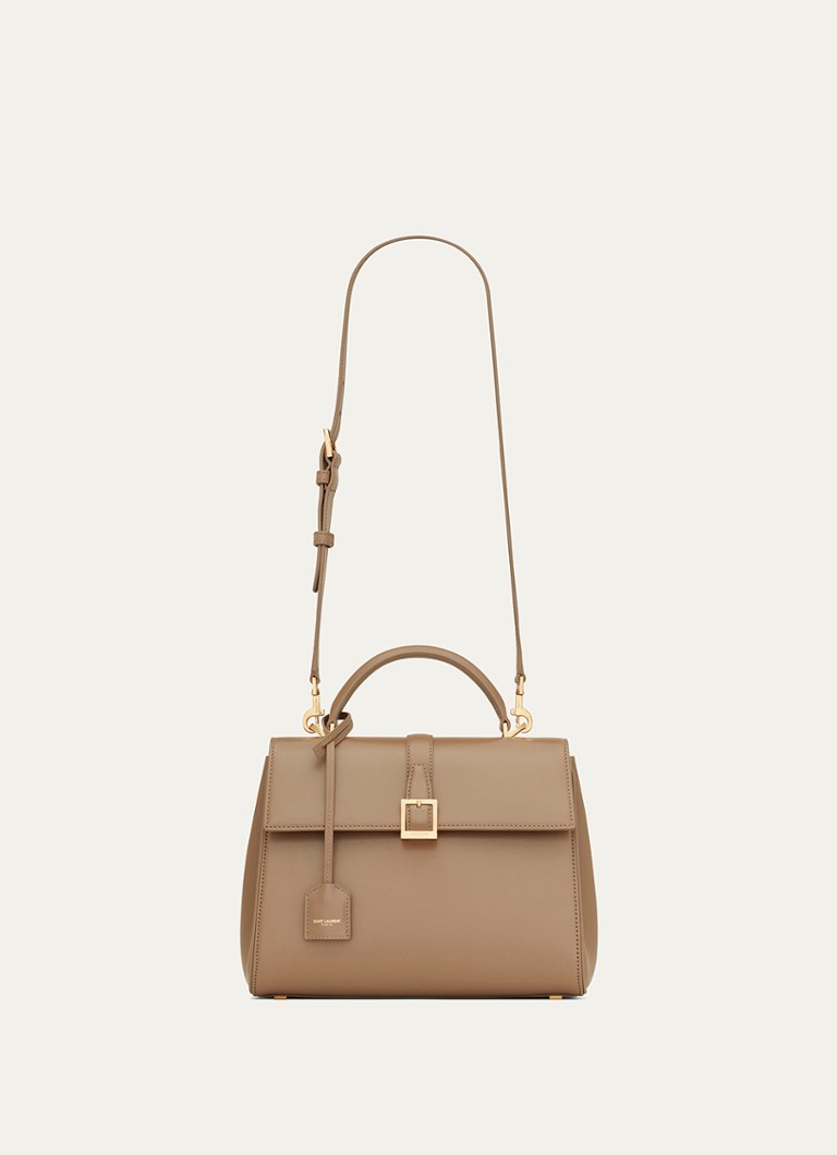 Geantă de mână din piele Saint Laurent Le Zemoir cu curea de umăr detașabilă.