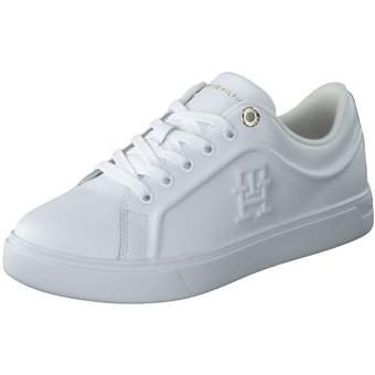 Tommy Hilfiger Casual Leather Cupsole in weiß