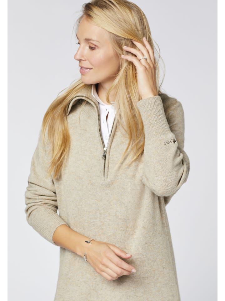 Polo Sylt Strickkleid in Sandfarben günstig kaufen