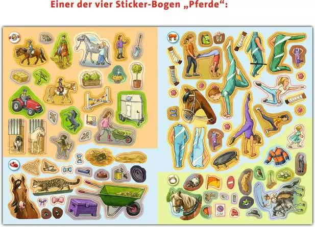 Ravensburger Wieso? Weshalb? Warum? Stickerheft: Pferde
