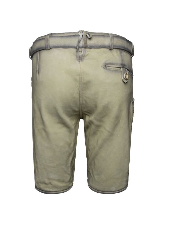 KRÜGER Lederhose Maurus in beige günstig kaufen