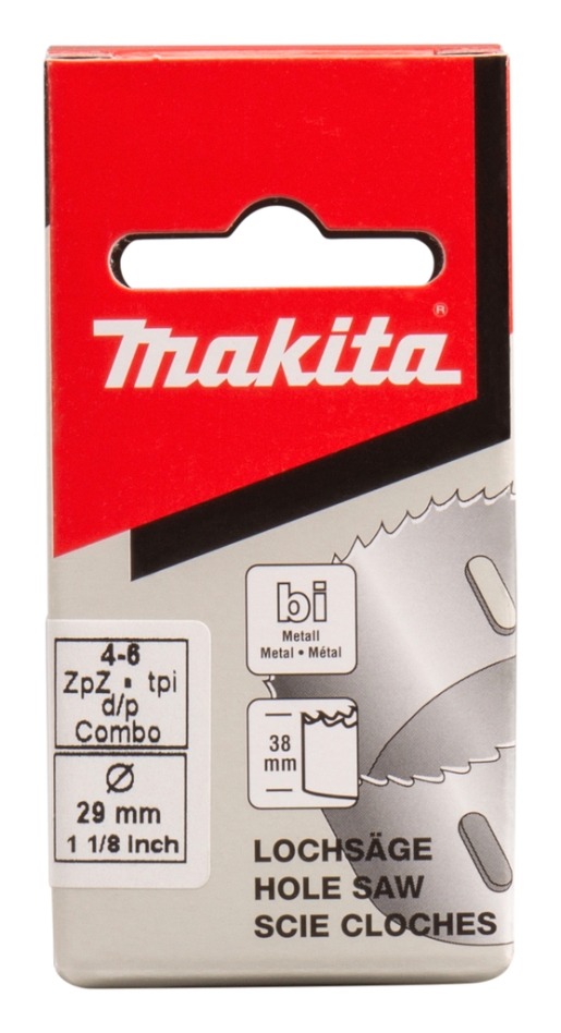 Makita Zubehör P-52504 Lochsäge 29 mm HSS Bimetall Weiß