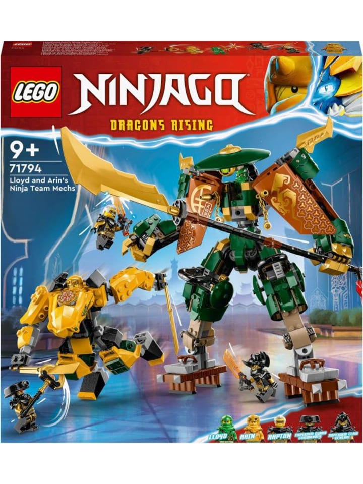 LEGO NINJAGO® Lloyds und Arins Training-Mechs in Mehrfarbig ab 9 Jahre günstig kaufen onesize