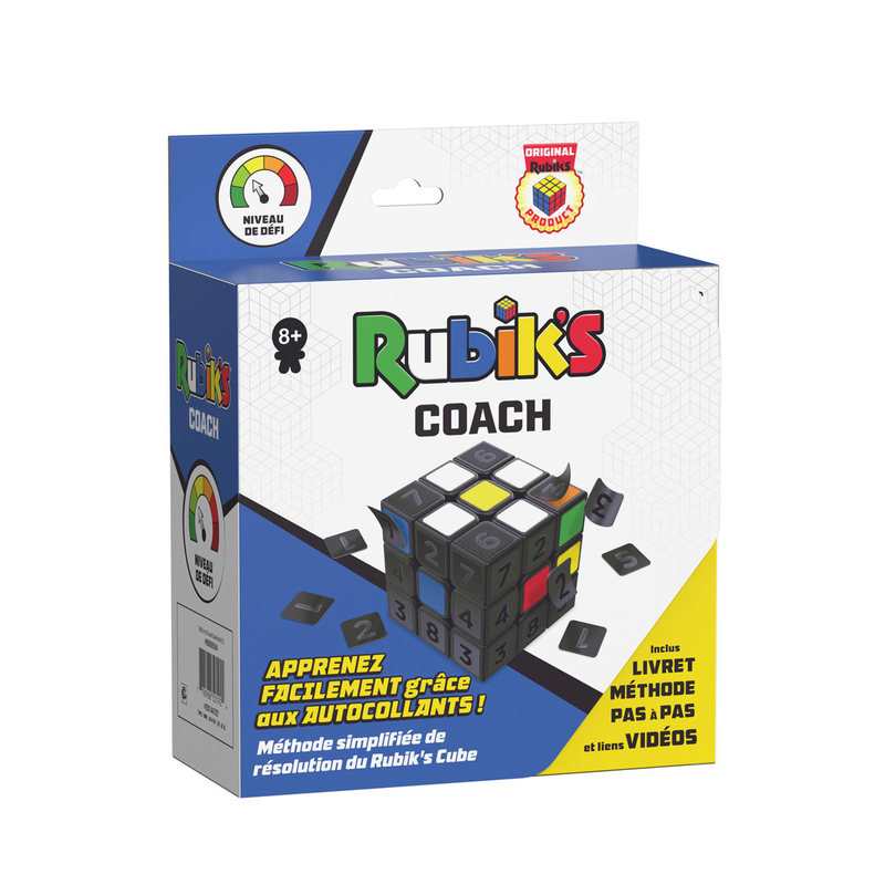 Casse-tête - Rubik's coach 3x3 - Cube pédagogique
