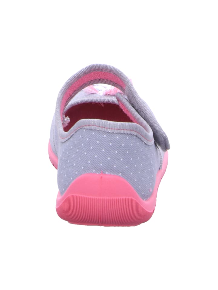 Fischer Markenschuh Hausschuh in grau günstig kaufen