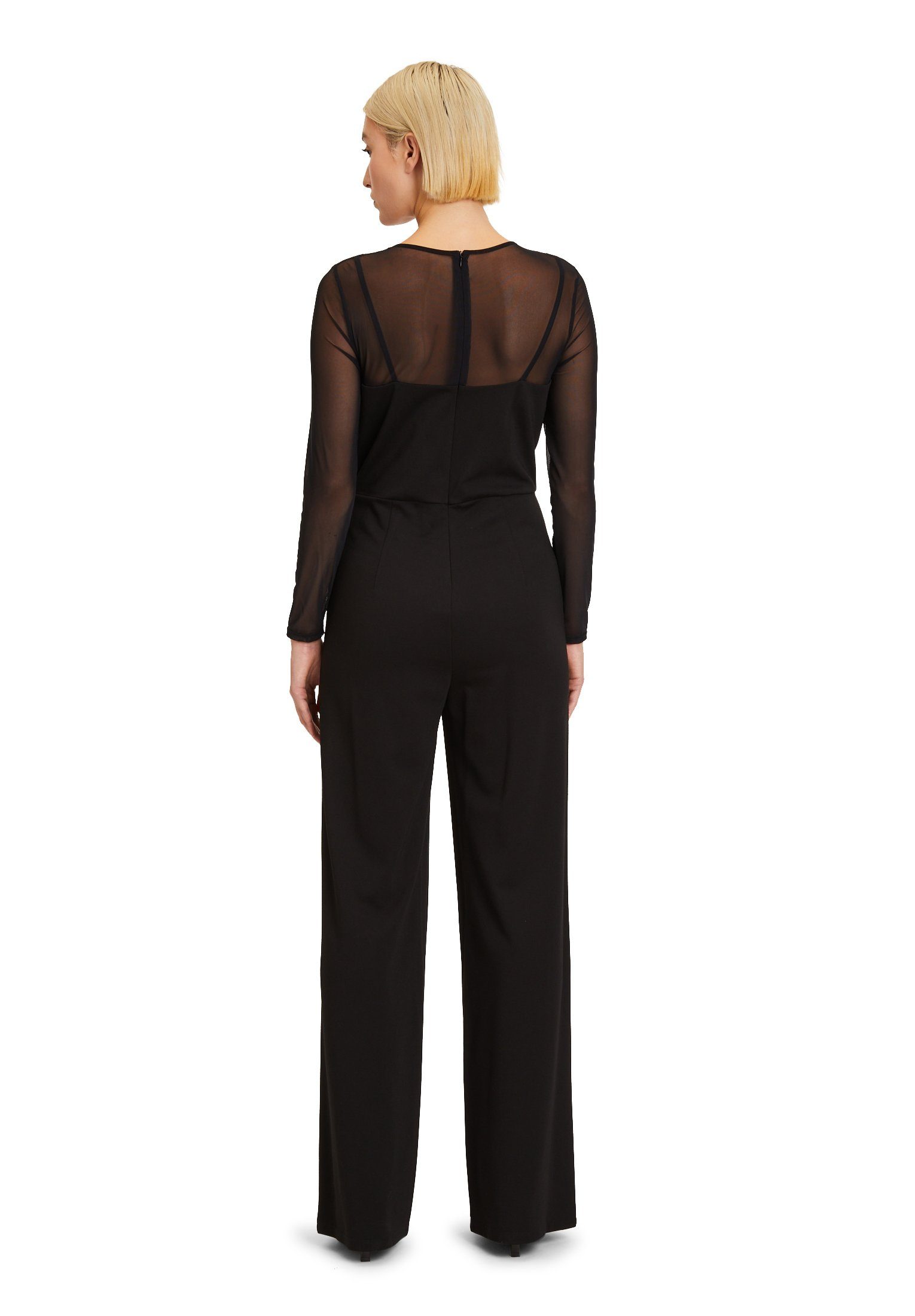 Vera Mont Jumpsuit mit 3/4 Arm (1-tlg) Transparent