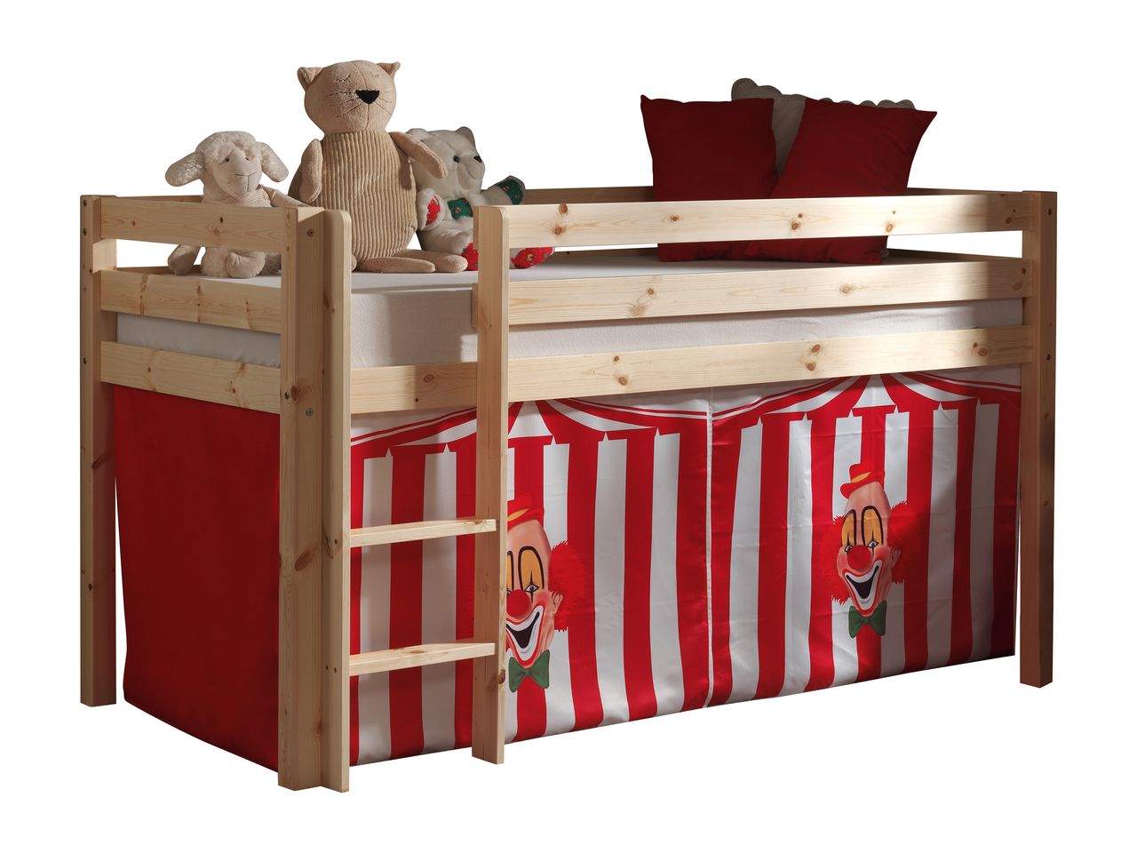 VIPACK Spielbett Pino mit Textilset 
