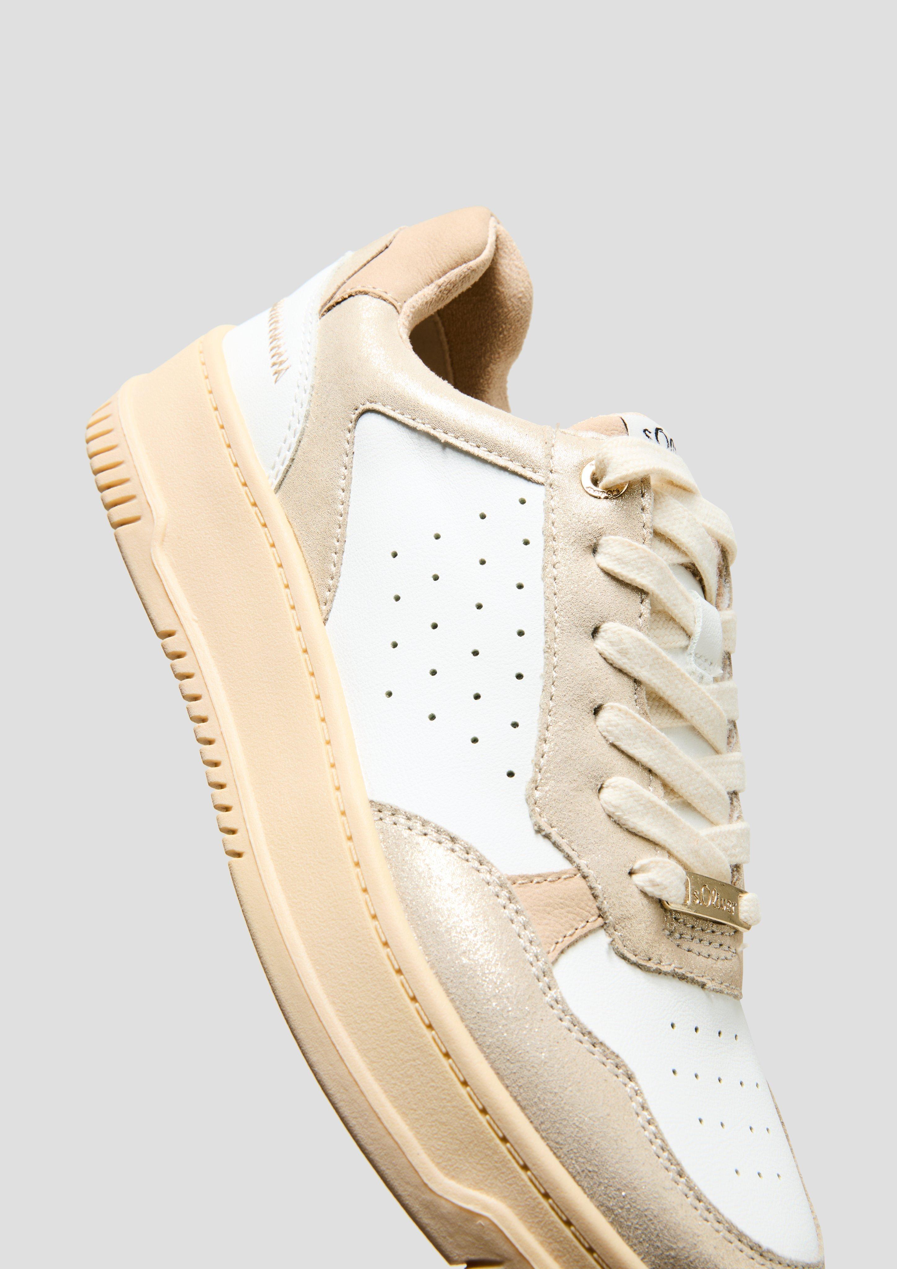 Sneaker in Colour-Blocking-Optik  6008835-952