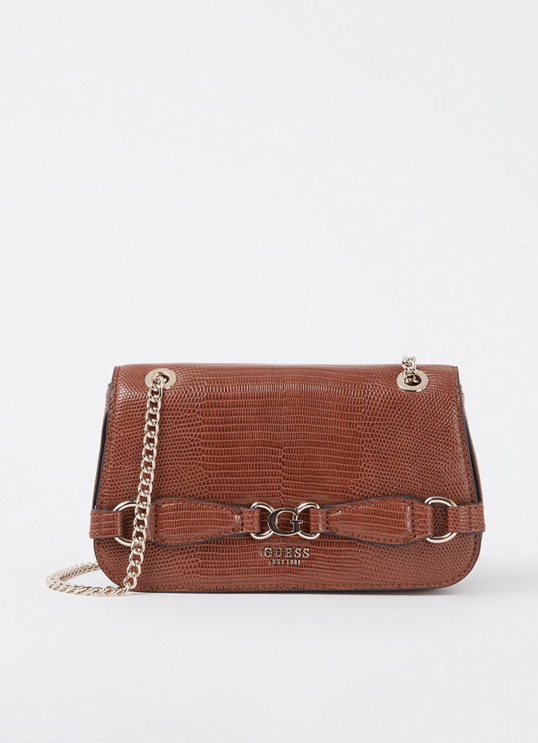 Borsa a tracolla GUESS Arlena con texture e logo