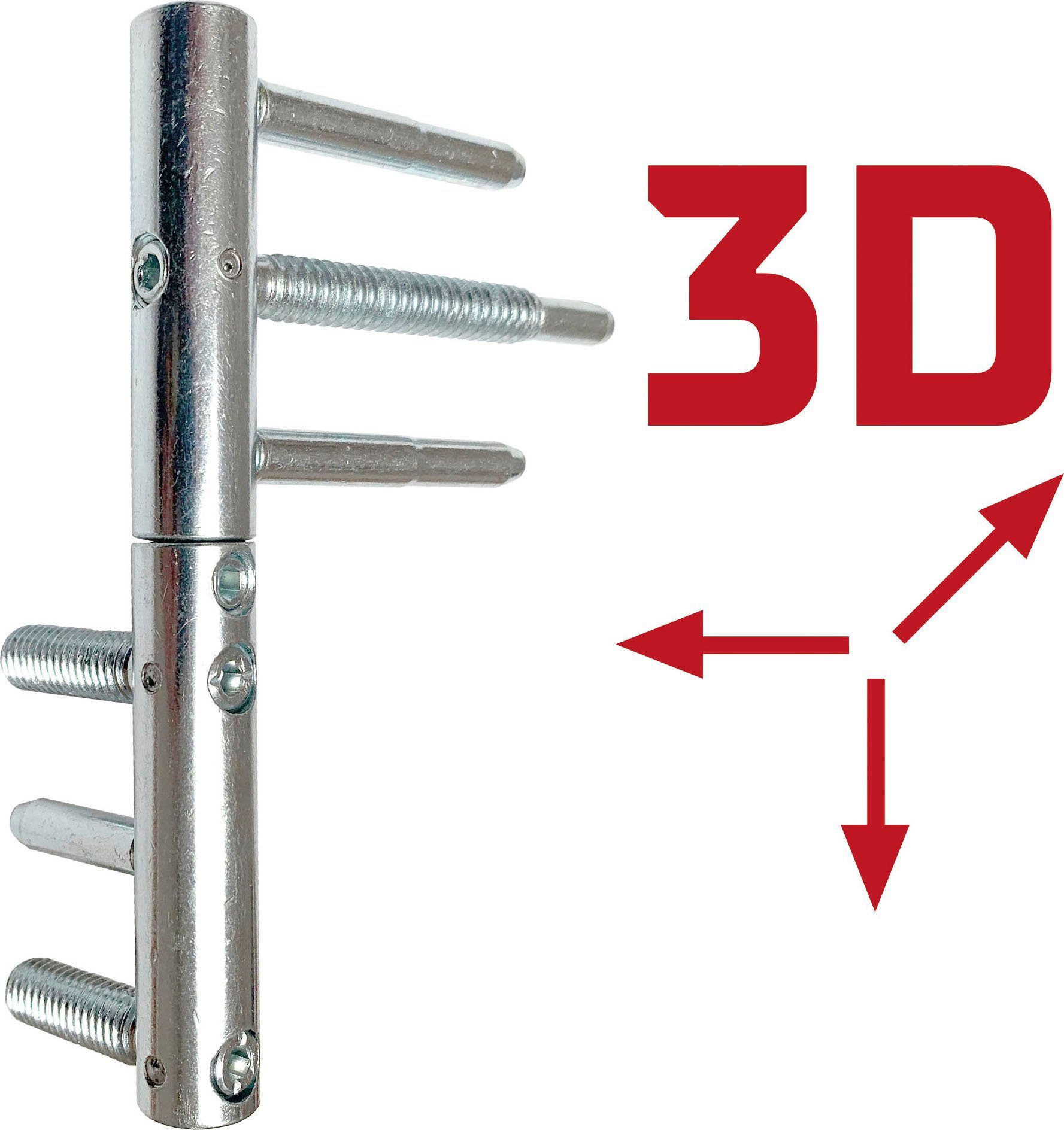 SplenDoor Haustür SPLIT Prime (Set), sehr gut wärmegedämmt und Stabil, mit 3-fach Verglasung, mit Türrahmen