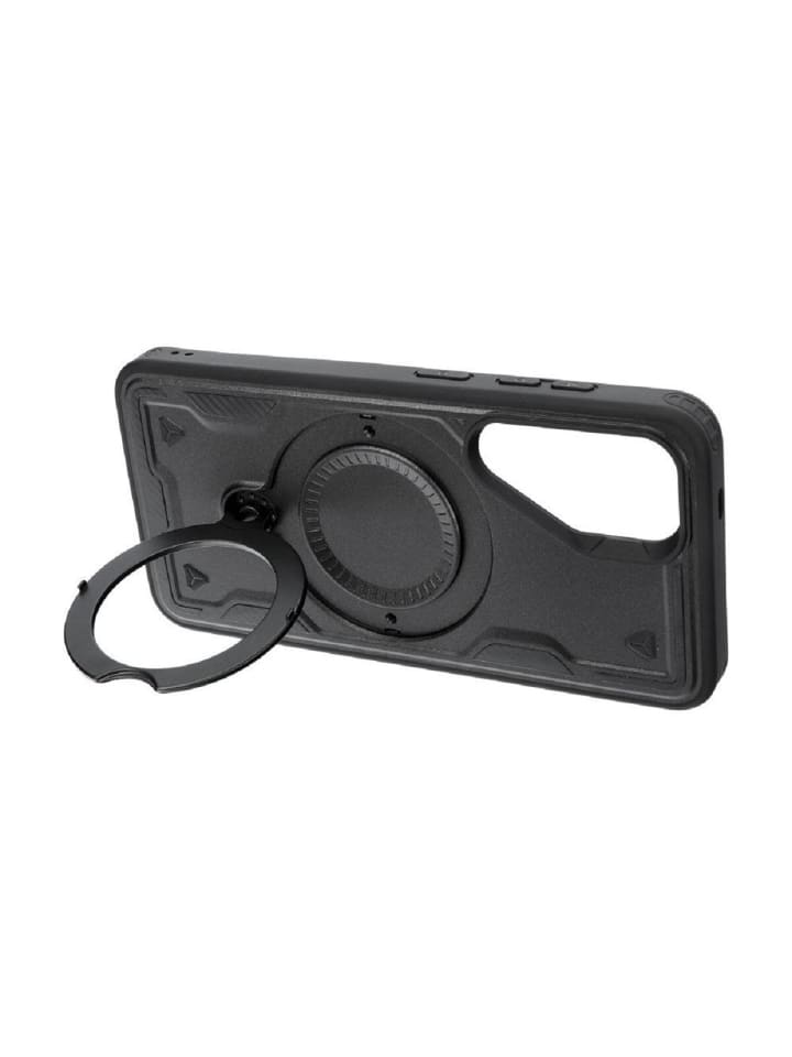 COFI 1453 Bumper Verstärktes Handyhülle mit Ständer kompatibel mit in Schwarz günstig kaufen