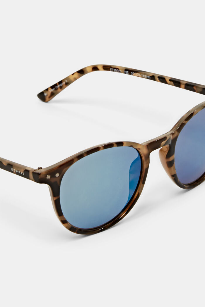 Unisex-Sonnenbrille mit verspiegelten Gläsern