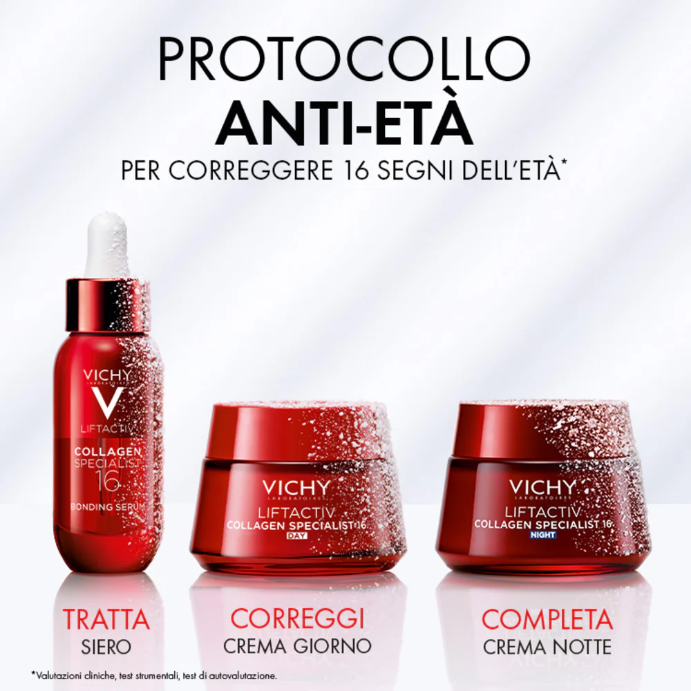Liftactiv Anti-Aging Protocol Set Liftactiv Collagen Specialist 16 Serum + Dnevna krema + Noćna krema - Set protiv bora, Dnevna krema za lice protiv bora
