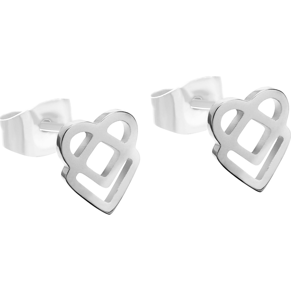 Liebeskind Boucles d'oreilles à fermoir à poussette Acier inoxydable Boucles d'oreilles